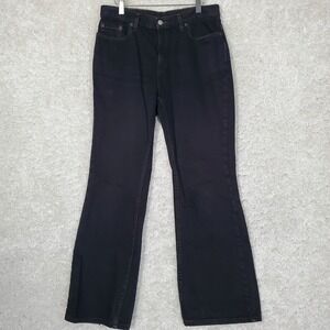 Levis 515 Womens Bootcut Jeans Size 12P Black‎ Made in USA Western Ranch